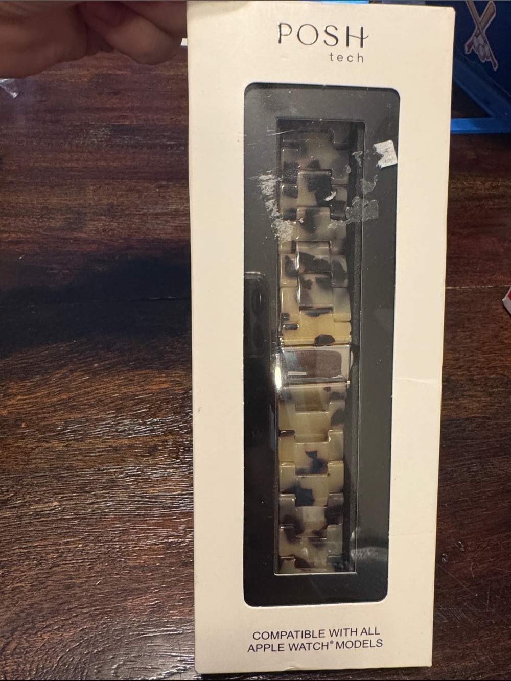 POSH Tech Beige Tortoiseshell Apple Watch Band